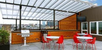Large rooftop deck